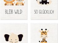 Lüttenhütt Poster Tiere, Tiere (Set, 4 St), 4er Set in zwei Größen