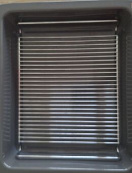 BOSCH Backblech hoch BOSCH, 459x360x80mm 8cm tief mit Edelstahl Grillgitter BSH - Nürnberg