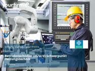 Betriebstechniker (m/w/d) Schwerpunkt Heizungstechnik - Rheine