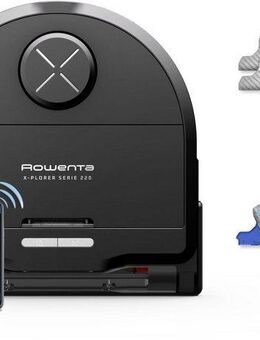 Rowenta Saugroboter mit Wischfunktion RR9465 X-PLORER Serie 220 RR9465, beutellos