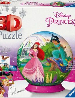 Ravensburger Puzzle Puzzle-Ball Disney Princess, 72 Puzzleteile, Made in Europe