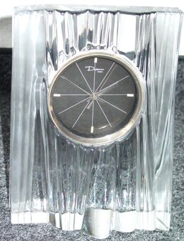 Exkl. Daum France Tischuhr Bleikristall 70er in Originalzustand - München Bogenhausen