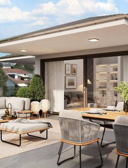 See- und Stadtnah Wohnen: Penthouse-Wohnung mit großer Dachterrasse und Seeblick - Überlingen