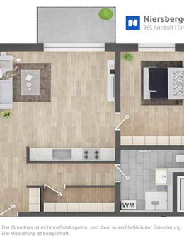 Neuwertige und moderne 2-Zimmer-Wohnung in Arnstadt Zentrum - Arnstadt