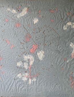 Wasserzeichenbild aus handgeschöpfem Papier im Acrylrahmen - Langen (Hessen)