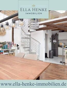Charmante Maisonette-Wohnung mit Galerie und Südbalkon in Schöppenstedt - Schöppenstedt