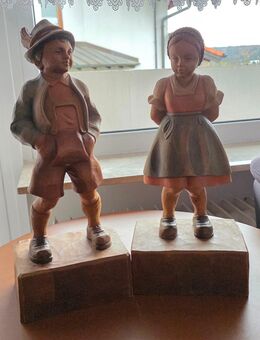 Holzfiguren Bub & Mädel Handarbeit Tirol Top - Remseck (Neckar) Remseck
