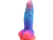 Nebula Surge Dildo – Der Kosmische Eroberer, 21 cm, Leuchtet im Dunkeln, für variable Füllerlebnisse - Essen