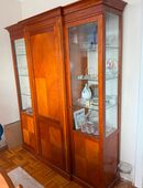 Vitrinenschrank, massive Kirsche in 24558