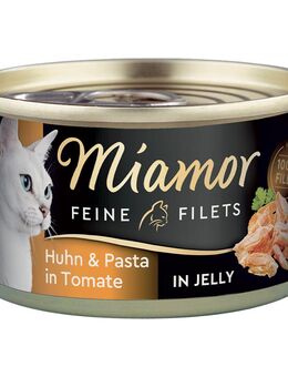 Sparpaket Miamor Feine Filets 24 x 100 g - Huhn & Pasta