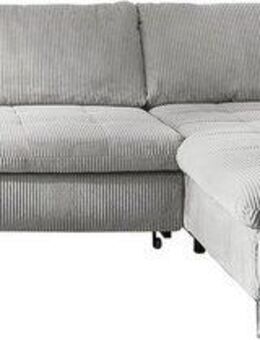 Die PlanBar Ecksofa MP-IN14007 L-Form, wahlweise mit Bettfunktion und verstellbaren Kopfstützen, in Cord