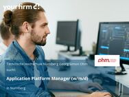 Application Platform Manager (w/m/d) - Nürnberg