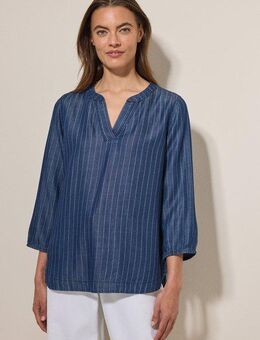 CECIL Jeansbluse mit 3/4 Ärmeln