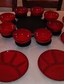 edles Fondue-Geschirr Set für Gourmets in 96476