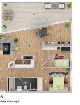 Neubau eines modernen Mehrfamilienhauses im Ostviertel von Göttingen - Göttingen