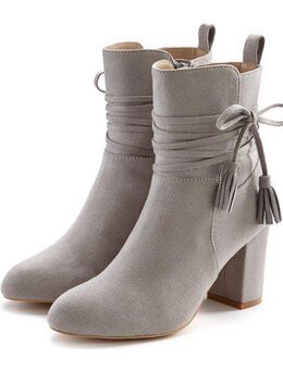 LASCANA Stiefelette mit Blockabsatz, High-Heel-Stiefelette, Ankle Boots, Stiefel