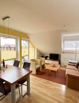 Wenn schöne Lage auf schöne Aussichten treffen: Ferienwohnung mit zwei Schlafzimmern - Borkum