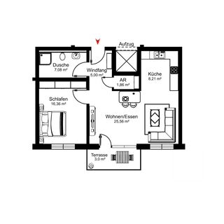 F&D | Scheffelstraße - Wohnung 2 - Haus 1