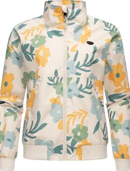 Ragwear Outdoorjacke Goona Print Wasserdichte Übergangsjacke mit modischem Allover-Print