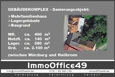 ImmoOffice49 - Gebäudekomplex mit Potential - Sanierungsobjekt