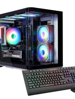 GAMEMAX HYPE-M BK 7533 AMD Ryzen 5 7500F RTX 5060 32GB DDR5 1TB SSD Gaming-PC (AMD Ryzen 5 7500F, RTX 5060, 32 GB RAM, 1000 GB SSD, Luftkühlung aktiv, Windows 11, DDR5 RAM)