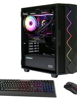 GAMEMAX Gaming-PC (Intel Core i5 14400F, GeForce RTX 4060, 32 GB RAM, 2000 GB SSD, Wasserkühlung, DDR5 RAM, Windows 11)