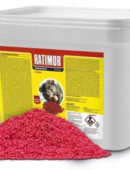 5kg Rattenköder Mäuse Ratten Köder Bekämpfung Rattengift Hochwirksam Pads Set Ratimor Granulat - Wuppertal