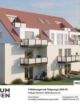 CO 2 klimafreundliches Wohnen KFW 40 Neubauvorhaben Flözlingerstraße 5, 78658 Zimmern - Zimmern (Rottweil)
