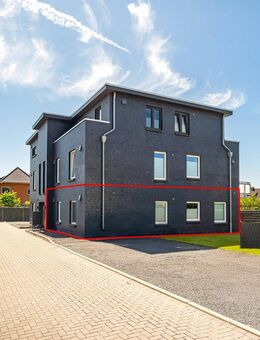 Moderne Erdgeschosswohnung mit Terrasse, Garten und drei Stellplätzen - Aurich
