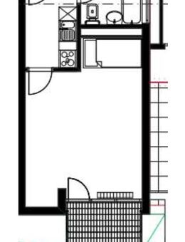 Schöne 1-Zimmer-Wohnung mit Balkon - Reutlingen