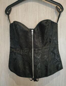 Schöne Spitzenkorsage schwarz Gr. M - Ganderkesee