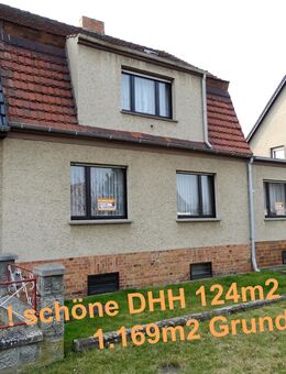 ! DHH in Guben, 124m2Wfl. auf 1.169m2 Grund ! - Guben