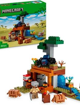 LEGO® Die Expedition zur Gürteltiermine (21269), LEGO Minecraft Konstruktionsspielsteine, (247 St), Made in Europe