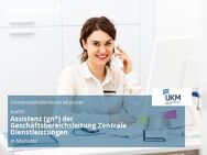 Assistenz (gn*) der Geschäftsbereichsleitung Zentrale Dienstleistungen - Münster