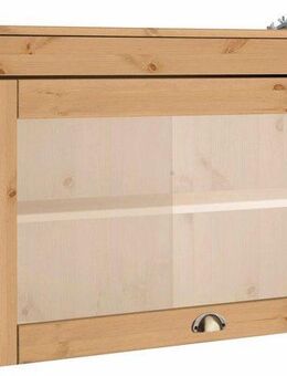Home affaire Glashängeschrank Oslo 100 cm breit, aus Kiefer, 1 Klappe, Metallgriff, Landhaus-Optik