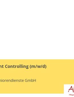 Werkstudent Controlling (m/w/d) - Berlin