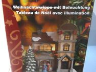 Haus Weihnachtskrippe mit Beleuchtung - Amberg