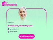 Werkleiter:in / Head of Operations - Lingen (Ems)