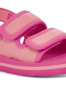 UGG K LENNON SLINGBACK Badesandale, Sommerschuh, Poolslides, Riemchensandale, mit Elastik-Fersenriemchen