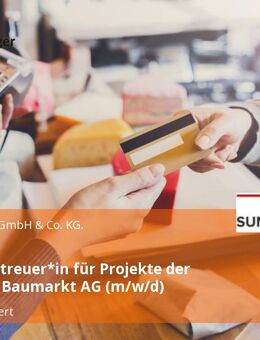 Kundenbetreuer*in für Projekte der Hornbach Baumarkt AG (m/w/d) - Sankt Ingbert
