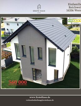 Modernes Einfamilienhaus Neubau - 123 m², 4 SZ, 2 Bäder, A+, provisionsfrei - Werneuchen