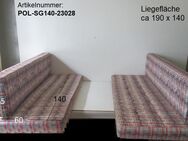 Polstergruppe 4-teilig Dinettenpolster Liegefläche ca 190 x 140 Wohnwagen / Wohnmobil gebr. rotkariert (aus Knaus Südwind 420 8203 Country) - Schotten Zentrum