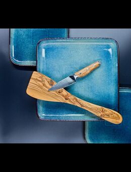 Schneidemesser | Gemüsemesser | Früchtemesser | Damastmesser | Küchenmesser | Griff aus Olivenholz | VG10 Edelstahlkern | 67 Lagen Damaststahl - Sinsheim