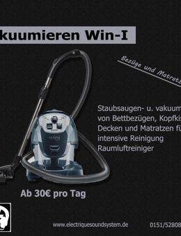 [VERMIETUNG] Vakuumieren und Saugen Win-I Prowin für Matratzen und Bettbezüge - Magdeburg