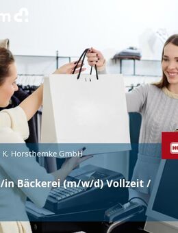 Verkäufer/in Bäckerei (m/w/d) Vollzeit / Teilzeit - Solingen (Klingenstadt)