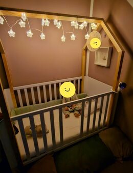 Babybett, Kinderbett , Mitwachsendes Bett 70x140 * 160 - Recklinghausen