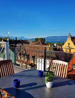 Traumhafte Maisonettewohnung mit imposanter Dachterrasse sowie 360° See- & Bergblick im Herzen der Altstadt - Lindau (Bodensee)