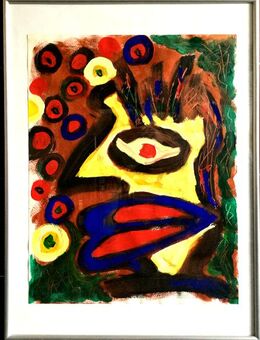 Original-Neugemälde JOHANN LESCHINKOHL (1948), "Sprühende Gedanken 2020"!!! - Berlin