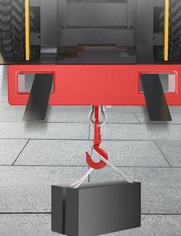 Adapter Stapler 3 Tonne Lasthaken für Gabelstapler 3000 kg Set 19 - Wuppertal
