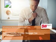 Expert Transfer Pricing / Manager Tax Compliance (m/w/d) - Dunningen
